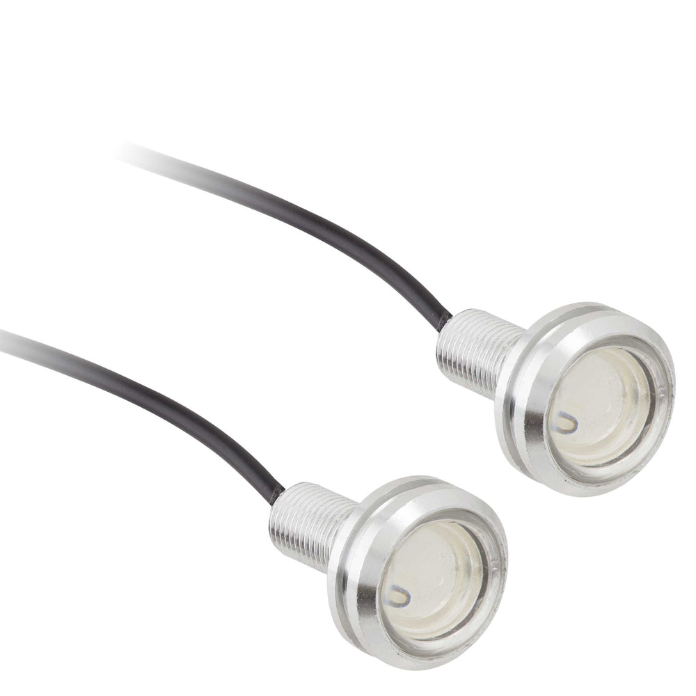 BLUE 3 WATT LITTLE ACCENT LIGHT - SILVER HOUSING