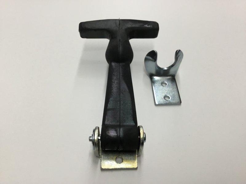 HOOD CATCH & BRACKET, RUBBER