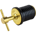 BRASS TEE HANDLE DRAIN PLUG -