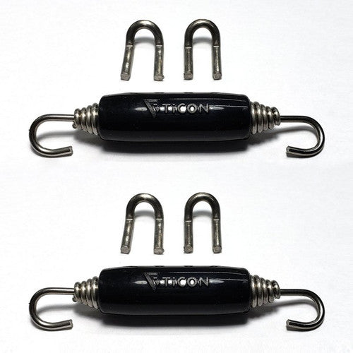 Ticon Industries Silicone Insulator for Spring Tab Kit - Black