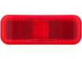 LED MARK RECT 2 DIODE TWO WIRE RED PLY