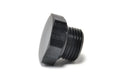 Russell Performance -8 AN Straight Thread Plug (Black)