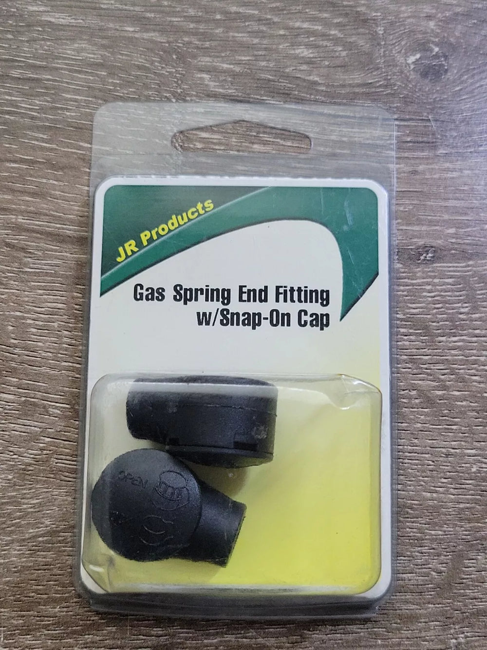 GAS SPRING END FITTING W/SNAP ON CAP