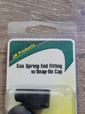 GAS SPRING END FITTING W/SNAP ON CAP