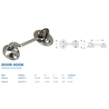 CHROME BRASS DOOR HOOK 3