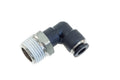 1/4IN VACUUM FITTING PUSH TO CONNECT 90 DEGREE 1/8IN NPT MALEBLACK