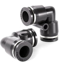 1/4IN VACUUM FITTING PUSH TO CONNECT 90 DEGREE 1/8IN NPT MALEBLACK