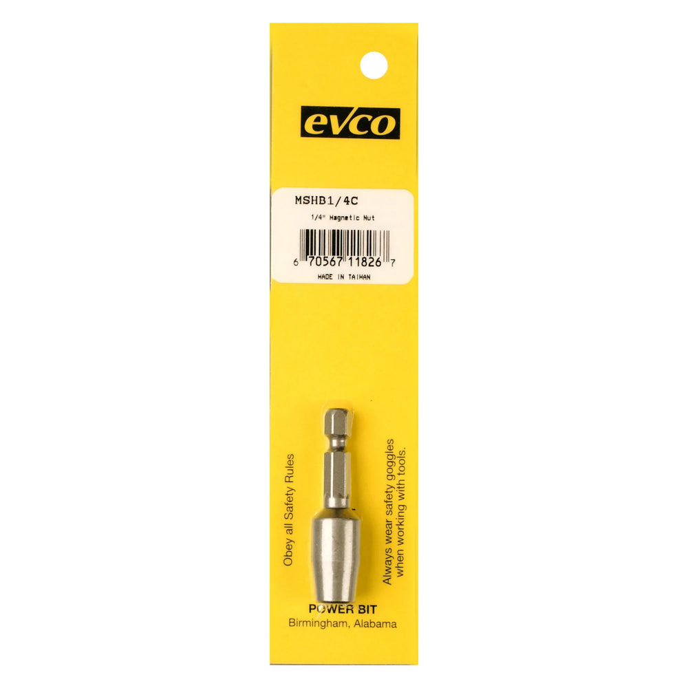 MAGNETIC POWER NUTSETTER 1/4X2 TAPERED DRIVE BY LGTH SIZE 1/4 (NOT CARDED)