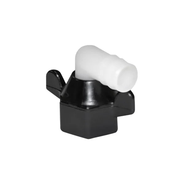 WINGNUT SWIVEL NYLON 1/2IN14 NPT (F) X 3/4IN BARB