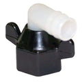 WINGNUT SWIVEL NYLON 1/2IN14 NPT (F) X 3/4IN BARB
