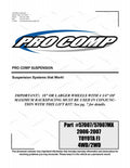 Pro Comp Sleeve 3/4X0120X2.75
