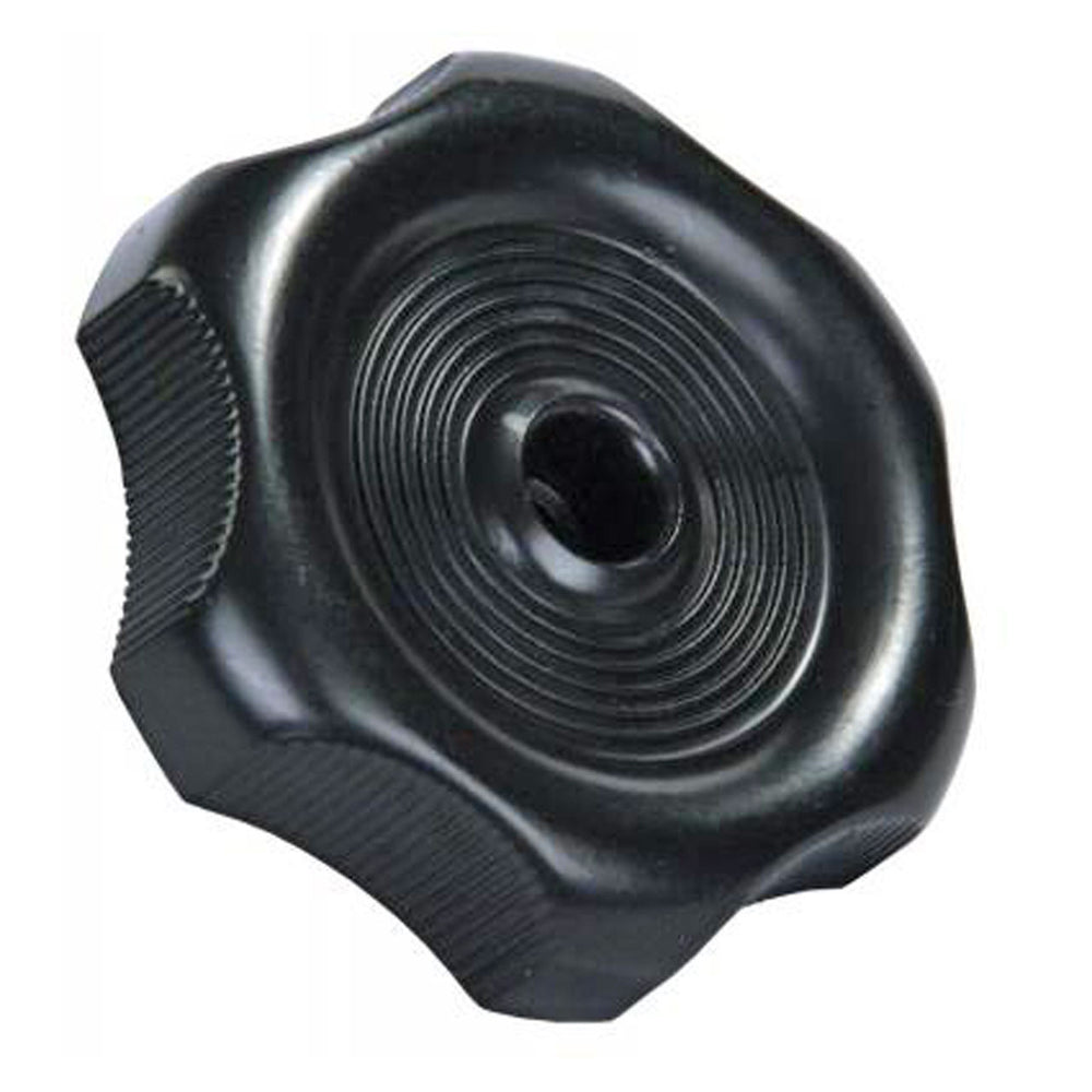 WINDOW KNOB W/1IN SHAFT BLACK