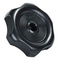 WINDOW KNOB W/1IN SHAFT BLACK