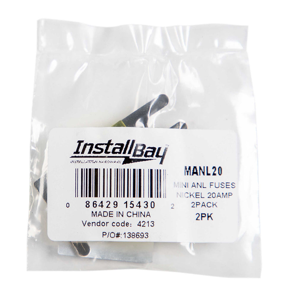 MINI ANL 20 AMP FUSE PACKAGE OF 2