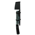PIN & CLIP 5/8 BLACK PVC