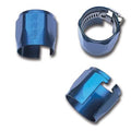 Russell Performance -4 AN Anodized Blue Tube Seal Hose End For 1/4in Vacuum Hose
