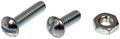 MACHINE SCREW WITH NUTS - 3/16 IN.-
