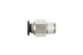 1/4IN VACUUM FITTING PUSH TO CONNECT STRAIGHT 1/4IN NPT MALECLEAR
