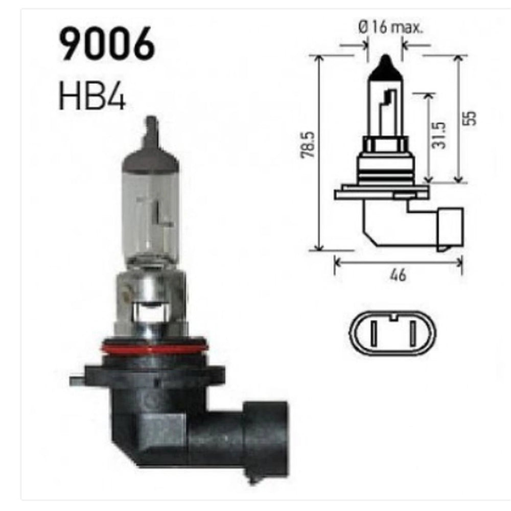 BULB 9006/HB4 12V 55W P22D T4