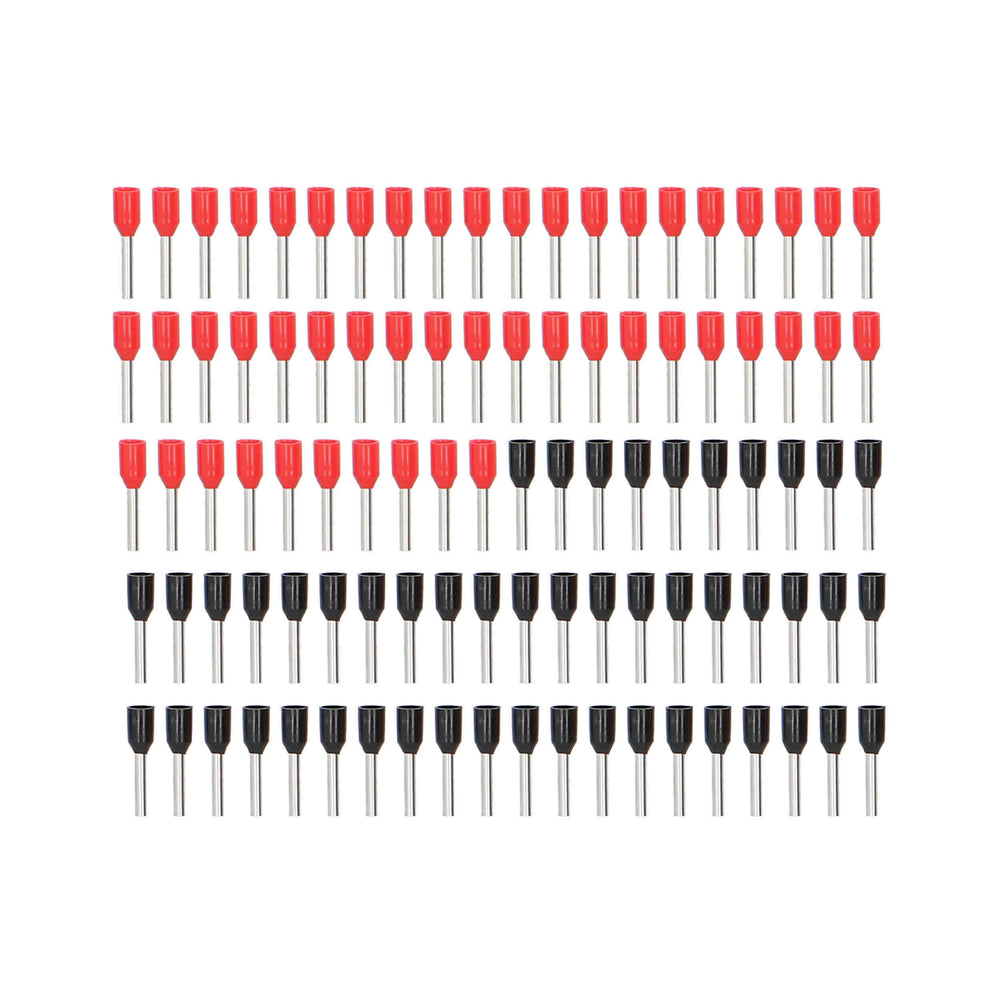 RED AND BLACK 16/18GA FERRULES 50 P