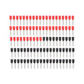 RED AND BLACK 16/18GA FERRULES 50 P