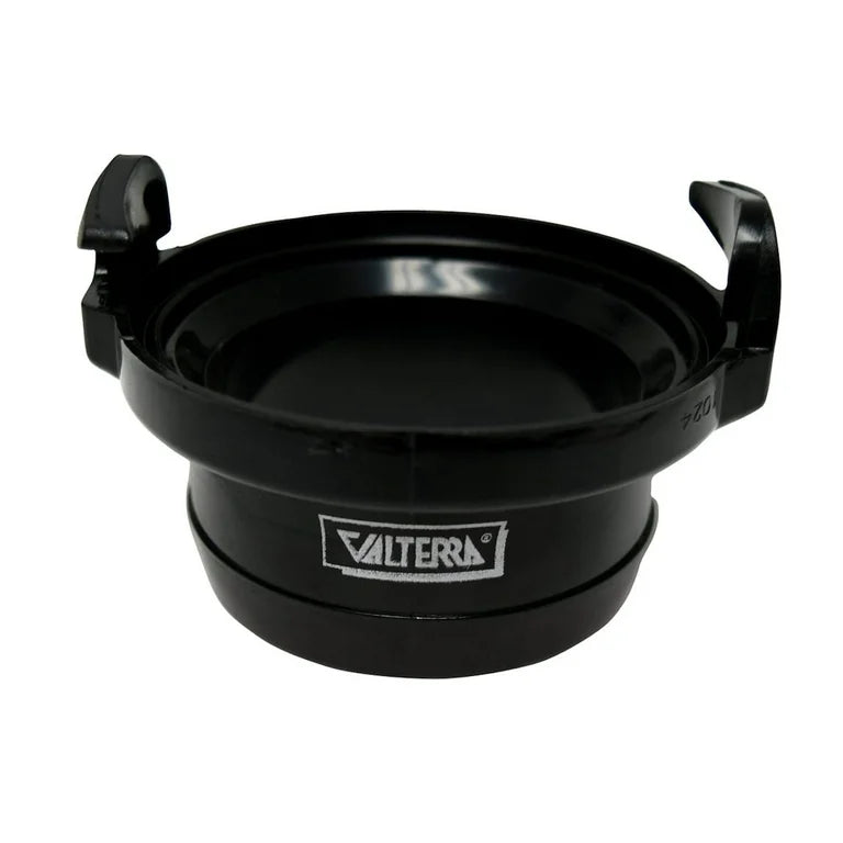 HOSE ADAPTER 3IN STRAIGHT BLACK CARDED