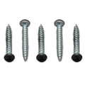 PAN HEAD SQUARE RECESS SCREW 8 X 11/4 BLACK (50/CTN)