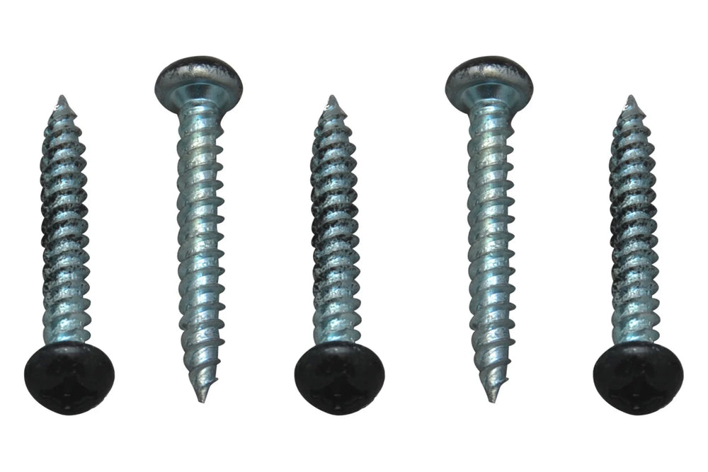 PAN HEAD SQUARE RECESS SCREW 8 X 11/4 BLACK (50/CTN)