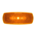 ONE LED MRK LGHT;OVAL;BLK BSE;AMBR;