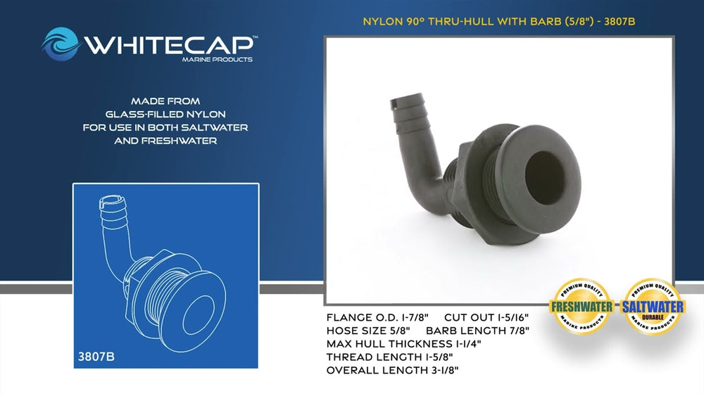 WHITECAP IND black auto part