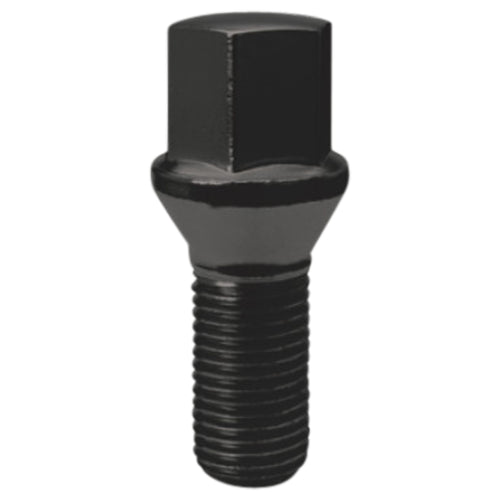 BOLT CONE 19MM 12-1.25 BLK 28MM BUL