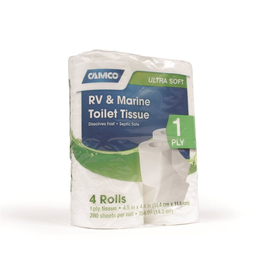 TST 1 PLY TOILET TISSUE 4 ROLLS 28