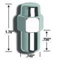STANDARD MAG (13/16 HEX 14MM X 1.50 NOTE: 7/8 HEX.740 SHANK DIAMETER