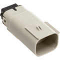 NAMZ 07-23 XL/FX Left Handlebar Ctrl Molex MX-150 8-Position Male Connector - Gray (HD 72447-07GY)