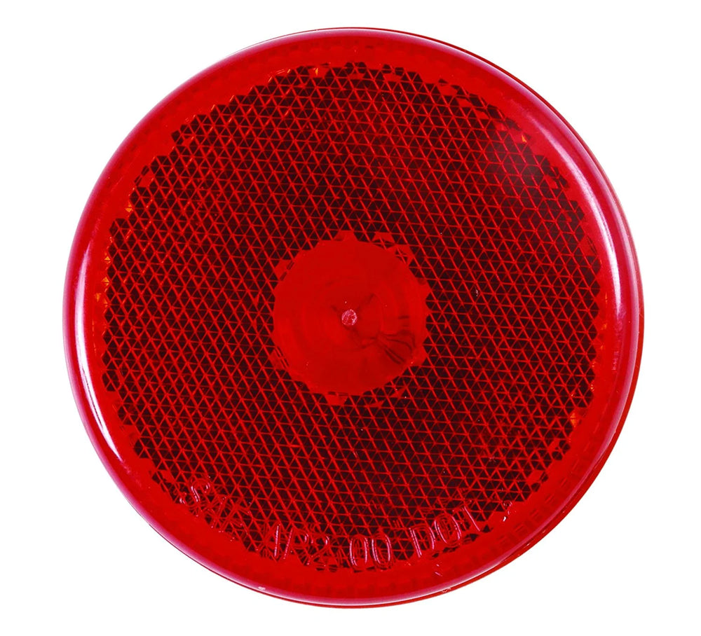 ONE LED MARK LIGHT OVAL BLACK BASE AMBER