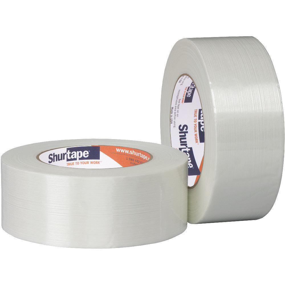 SHURTAPE GS 500 UTILITY GRD FIBERGLASS REIN STRAPPING TAPECLR5.2 MILS18MMX55M