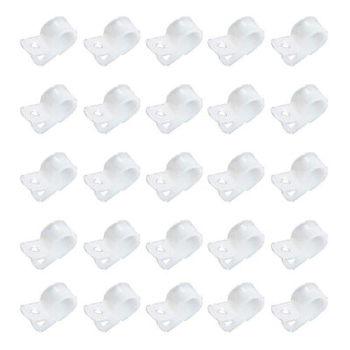 NYLON CUSHION CLAMP, NATURAL, 5/8