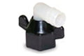 WINGNUT SWIVEL NYLON 1/2IN14 NPT (F) X 5/8IN BARB