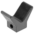 BOW STOP RUBBER 2"X2" BLK