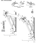 BUMPER PAIR T/A ARM W/INS