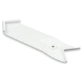 4IN STRAIGHT CORNER SLIDEOUT EXTRUSION COVER POLAR WHITE