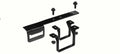 UNIVERSAL 4WAY MOUNTING BRACKET FOR 1 1/4IN & 2IN HITCH