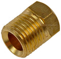 BRASS TUBE NUT 1/4