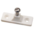 NYLON SIDE MOUNT DECK HINGE - WHITE