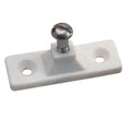 NYLON SIDE MOUNT DECK HINGE - WHITE