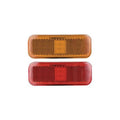 LED MARK;RECT;2 DIODE;TWO WIRE;AMBE