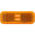 LED MARK;RECT;2 DIODE;TWO WIRE;AMBE