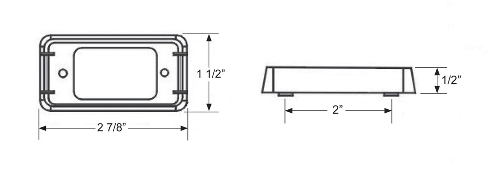SEALED LED RUNNG BOARD/AMBER 2PK