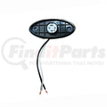 LED 2X4 M/C;RED;RFLX;BLCKBASE;HARDW