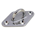 SS DIAMOND EYE PLATE - 3-3/16